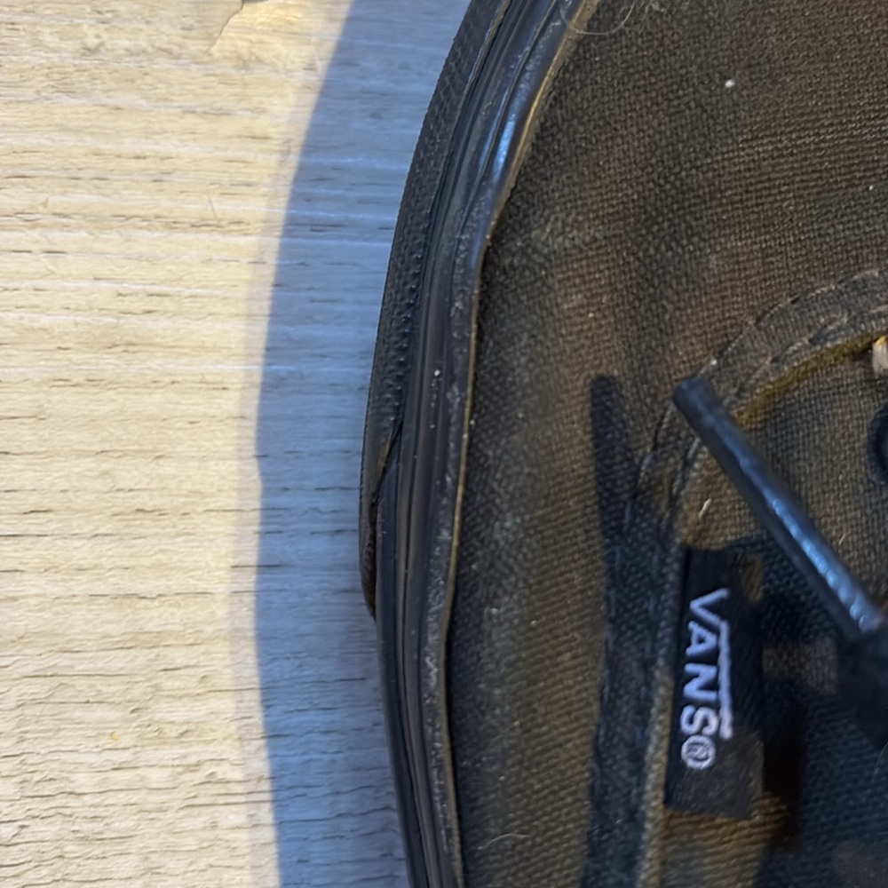 Vans Black Canvas Sneakers Classic Low-Top women’s 8 / men’s 6.5 - Picture 6 of 11